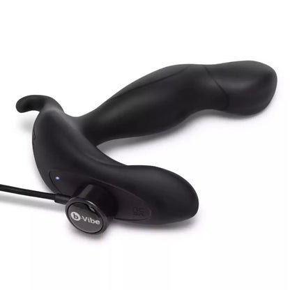 B-Vibe 360 Plug Intimate System su nuotolinio valdymo pulteliu, besisukantis ir vibruojantis, juodas