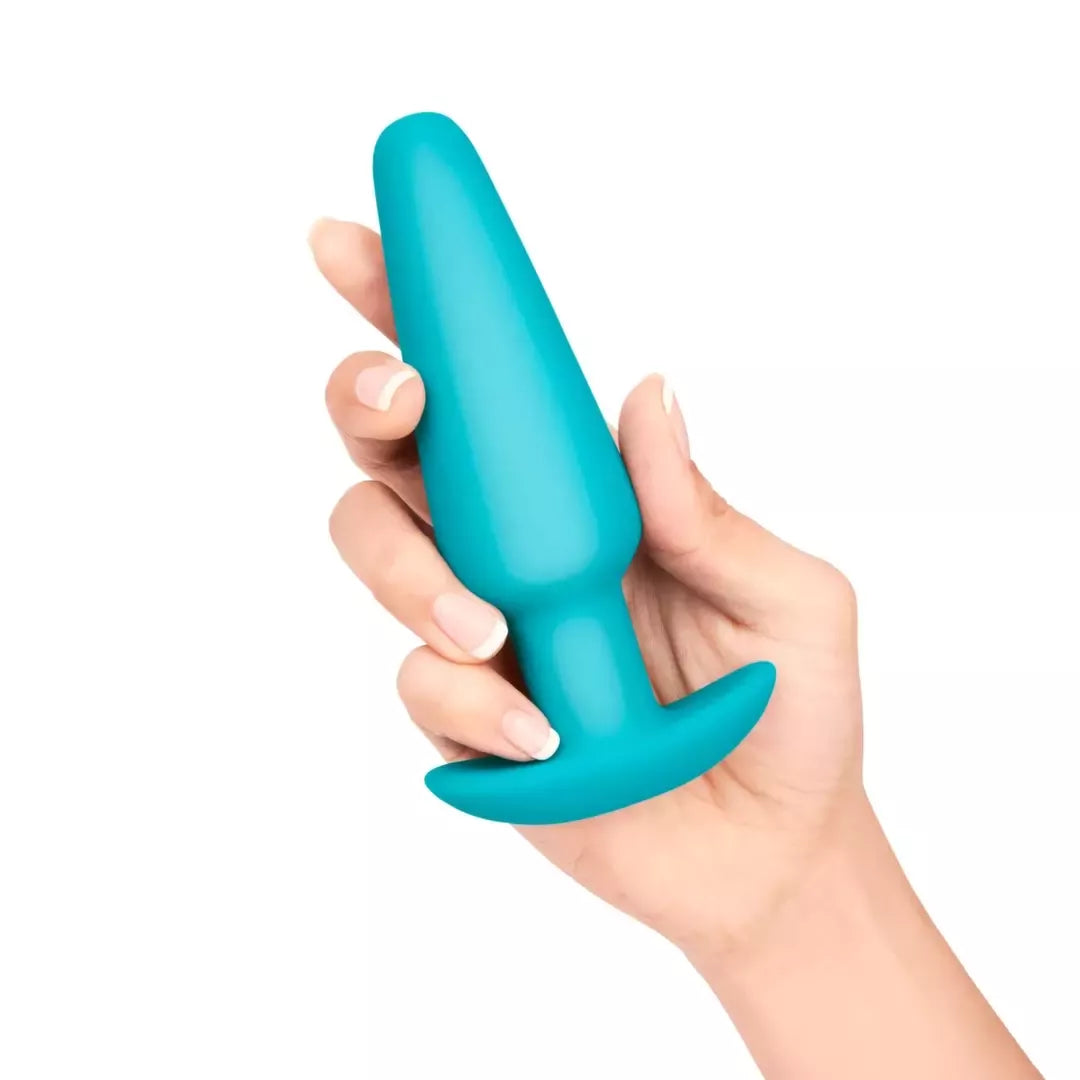 b-Vibe Anal Training & Education Set Blue - 7 dalių silikoninis rinkinys