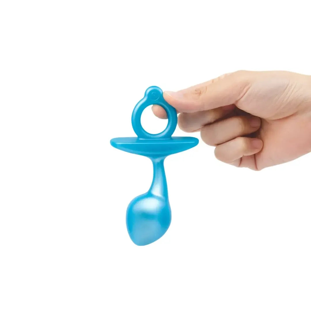 B-Vibe Bulb Plug Green – kompaktiškas modelis su ištraukimo žiedu, silikoninis
