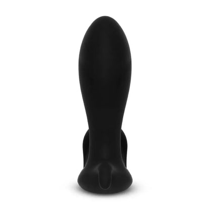 b-Vibe Expand Plug nuotoliniu būdu valdomas lankstus analinis žaislas, juodas