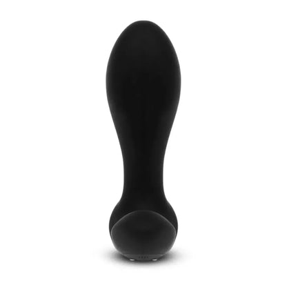 b-Vibe Expand Plug nuotoliniu būdu valdomas lankstus analinis žaislas, juodas