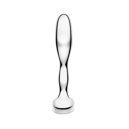 b-Vibe nerūdijančio plieno prostatos kamštis Medium – ergonomiškas dizainas, 240g