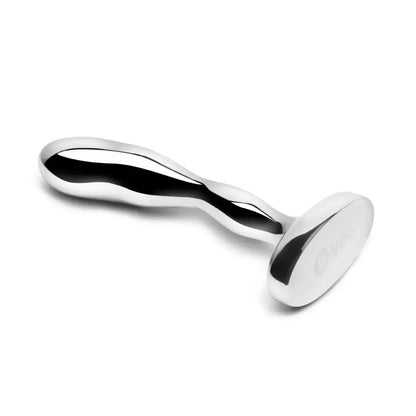 b-Vibe nerūdijančio plieno prostatos kamštis Medium – ergonomiškas dizainas, 240g