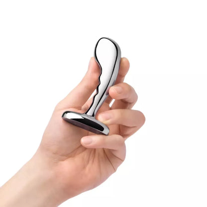 B-Vibe nerūdijančio plieno treniruočių rinkinys – 3 dalių prostatos stimuliatorių komplektas
