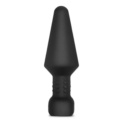 b-Vibe Rimming Plug XL Black – pažangus intymus prietaisas su besisukančiais rutuliukais