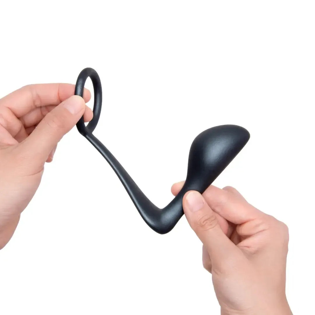 B-Vibe Ringer Intimate silikoninis žiedų ir analinių kamščių rinkinys, žalias, vandeniui atsparus