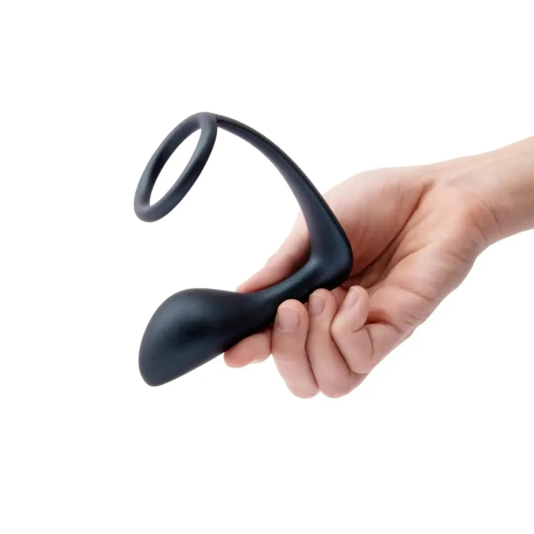 B-Vibe Ringer Intimate silikoninis žiedų ir analinių kamščių rinkinys, žalias, vandeniui atsparus