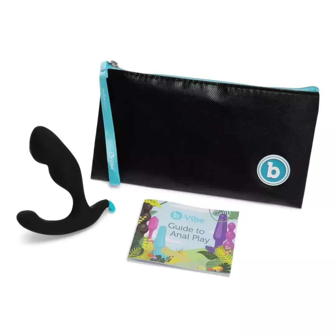 B-Vibe Rocker Plug – sveriantis lankstus silikoninis analinis kaištis, juodas, 90 g