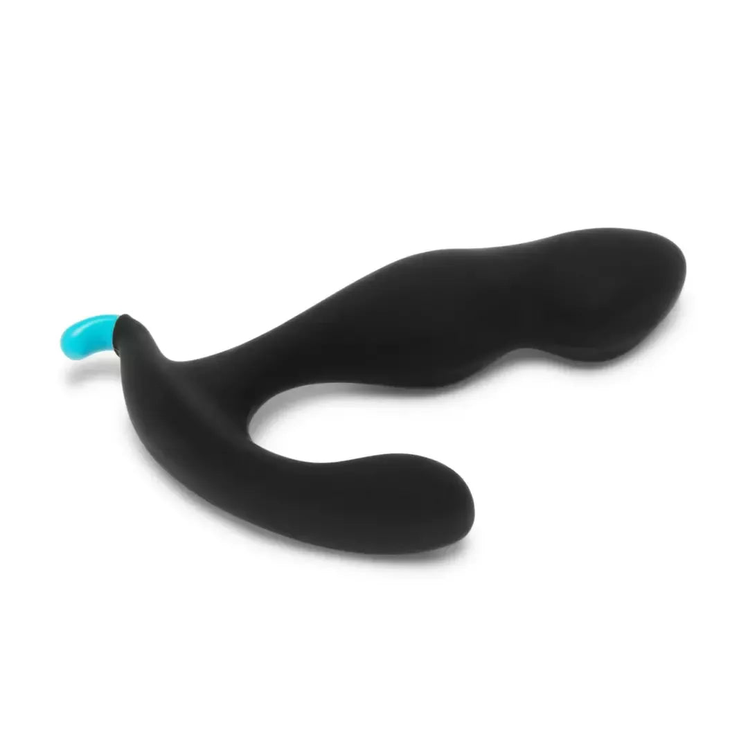 B-Vibe Rocker Plug – sveriantis lankstus silikoninis analinis kaištis, juodas, 90 g