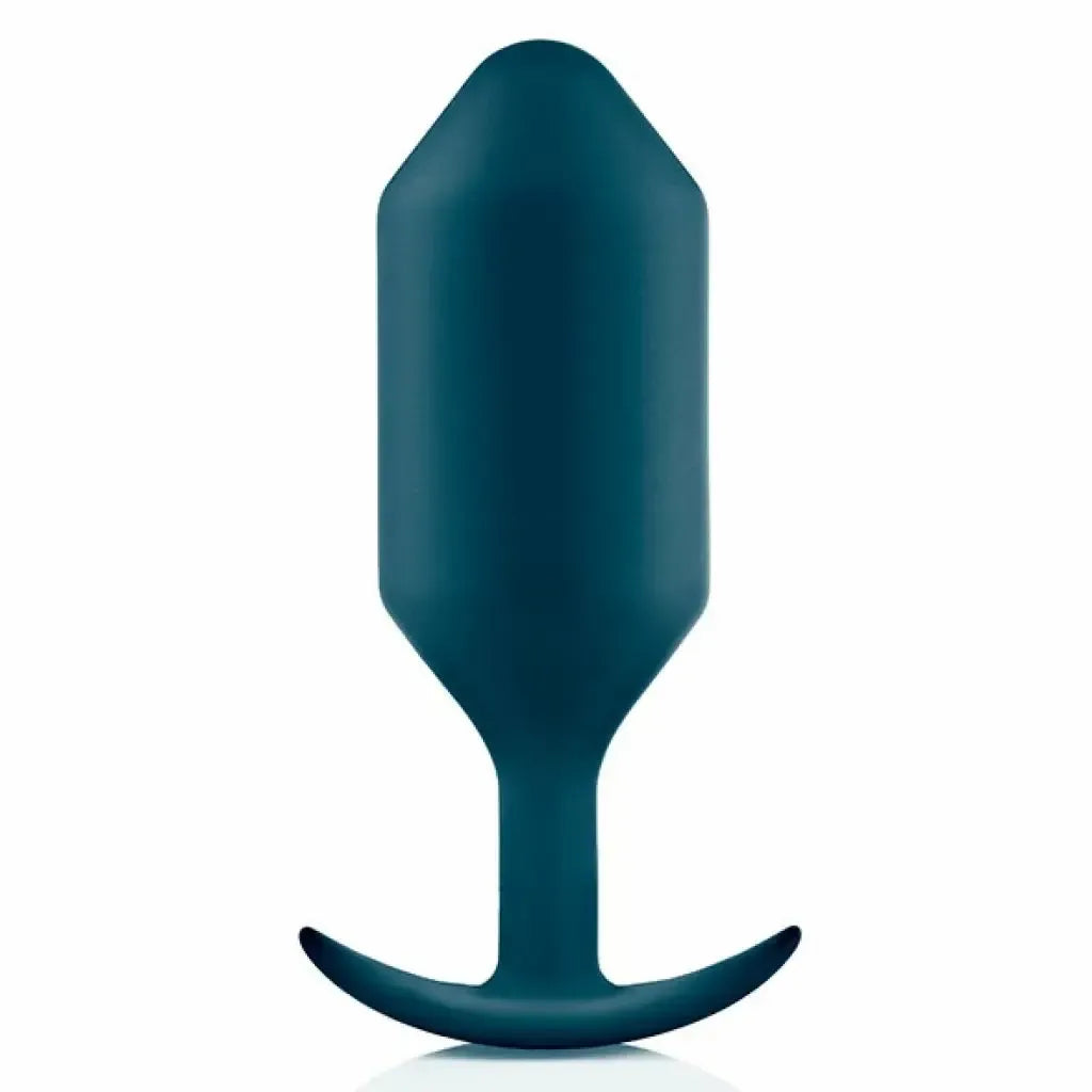„b-Vibe Snug Plug 6 Marine“ svertinis silikoninis intymus treniruoklis, 515 g, 16 cm