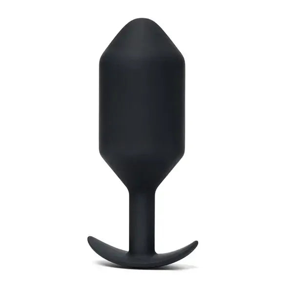 b-Vibe Snug Plug 7 Black 600g pasunkintas silikoninis analinis modelis XL