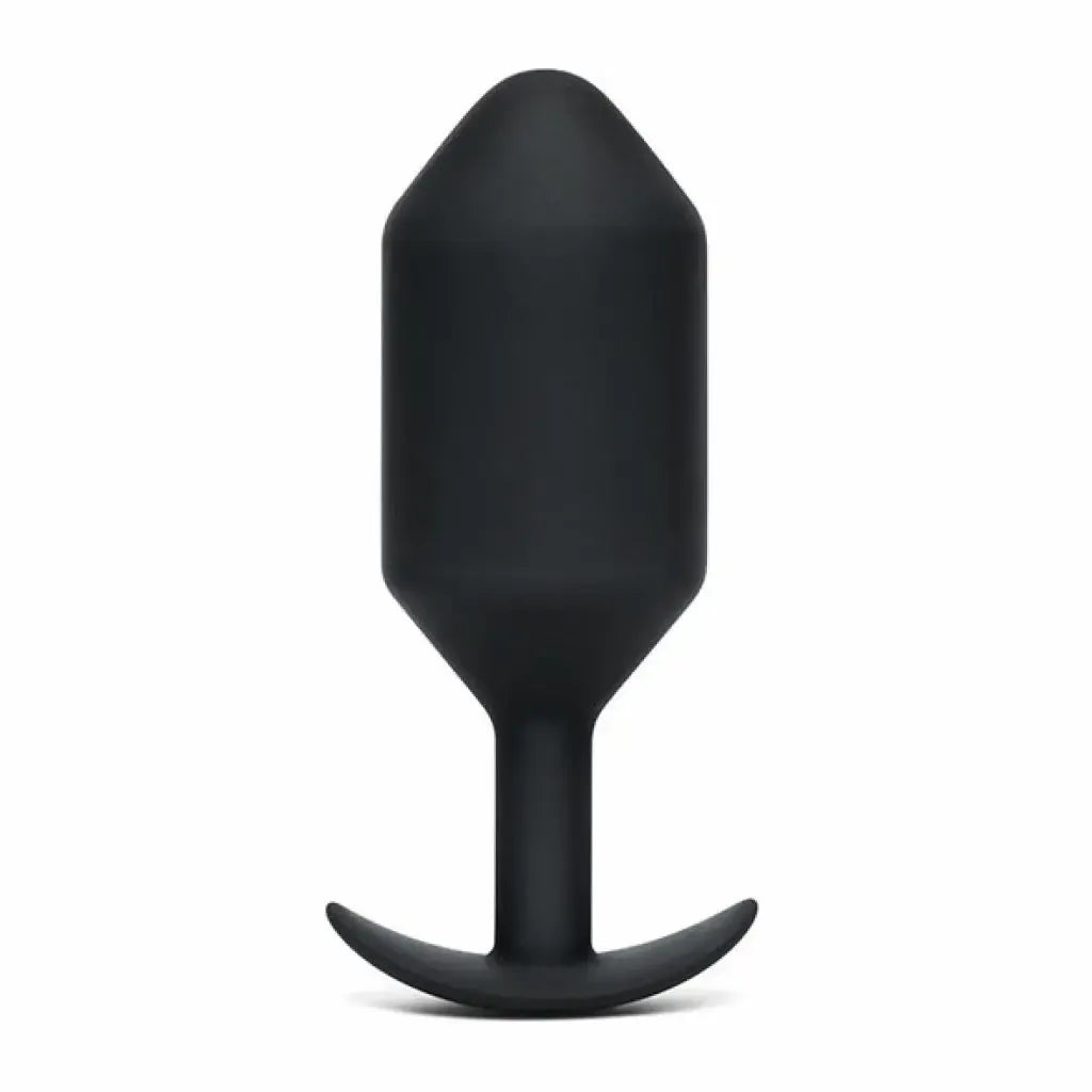 b-Vibe Snug Plug 7 Black 600g pasunkintas silikoninis analinis modelis XL