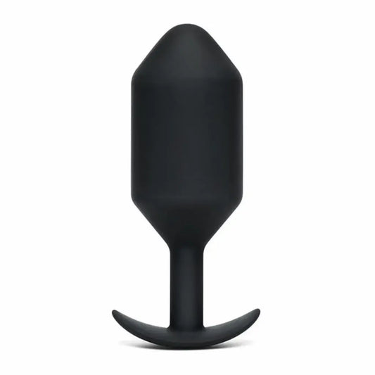b-Vibe Snug Plug 7 Black 600g pasunkintas silikoninis analinis modelis XL