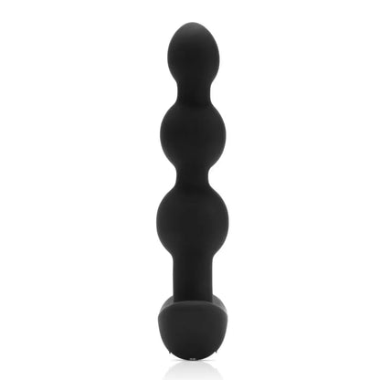 b-Vibe Triplet vibruojanti karoliukų sistema, juoda, įkraunama, 11,7 cm