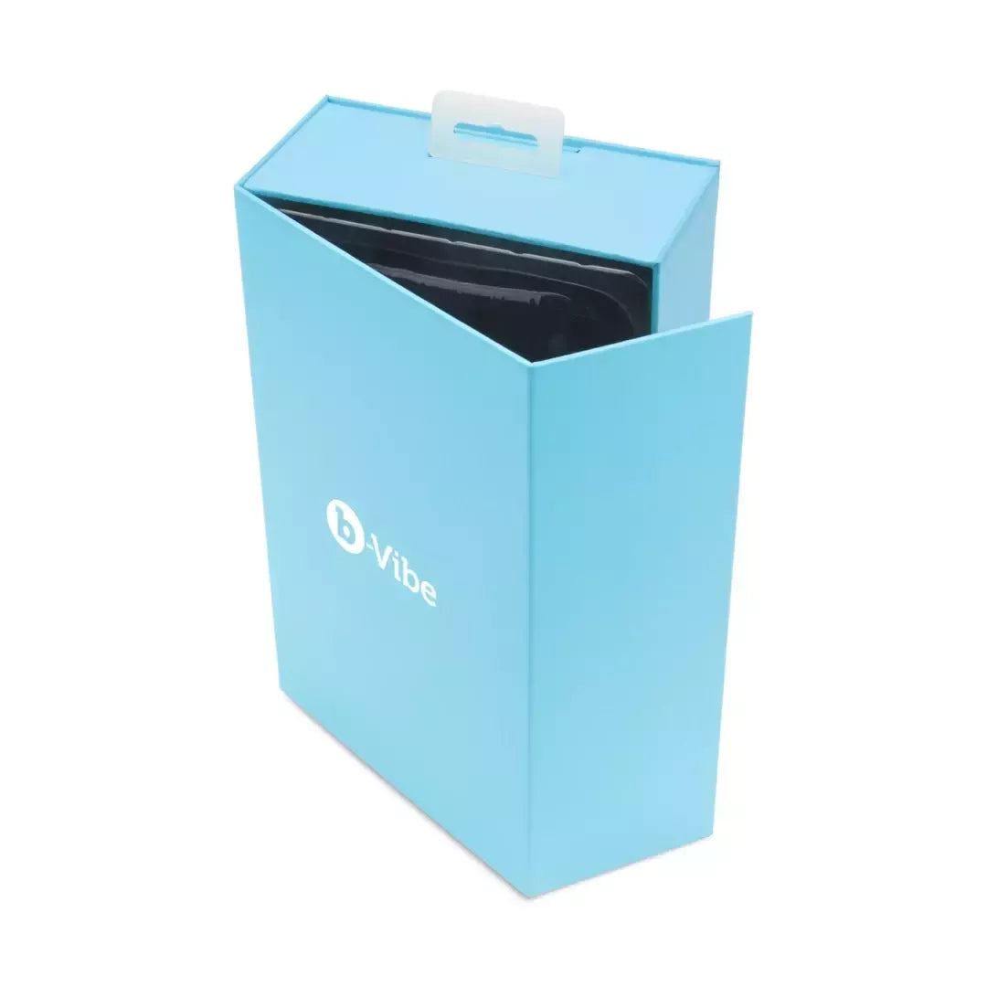 b-Vibe Triplet vibruojanti karoliukų sistema, juoda, įkraunama, 11,7 cm