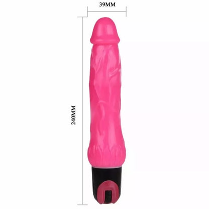 Baile Daaply Pleasure daugiafunkcis vibratorius, violetinis, TPR, 20 cm