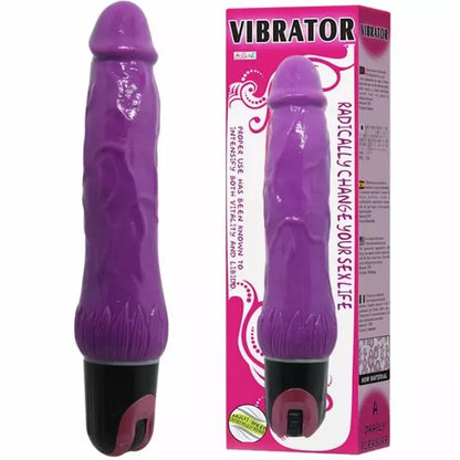 Baile Daaply Pleasure daugiafunkcis vibratorius, violetinis, TPR, 20 cm