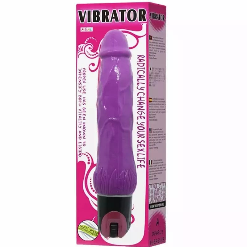 Baile Daaply Pleasure daugiafunkcis vibratorius, violetinis, TPR, 20 cm