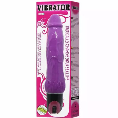 Baile Daaply Pleasure daugiafunkcis vibratorius, violetinis, TPR, 20 cm