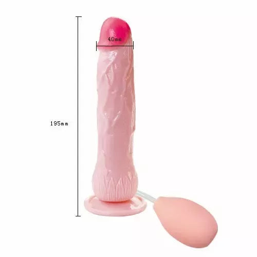 Baile Eros Fountain intymus prietaisas su siurbtuku 20 cm TPR