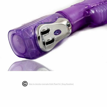 BAILE Lilac Rabbit Up & Down Rotator Superstimulator Gelatininė sistema 18,5 cm