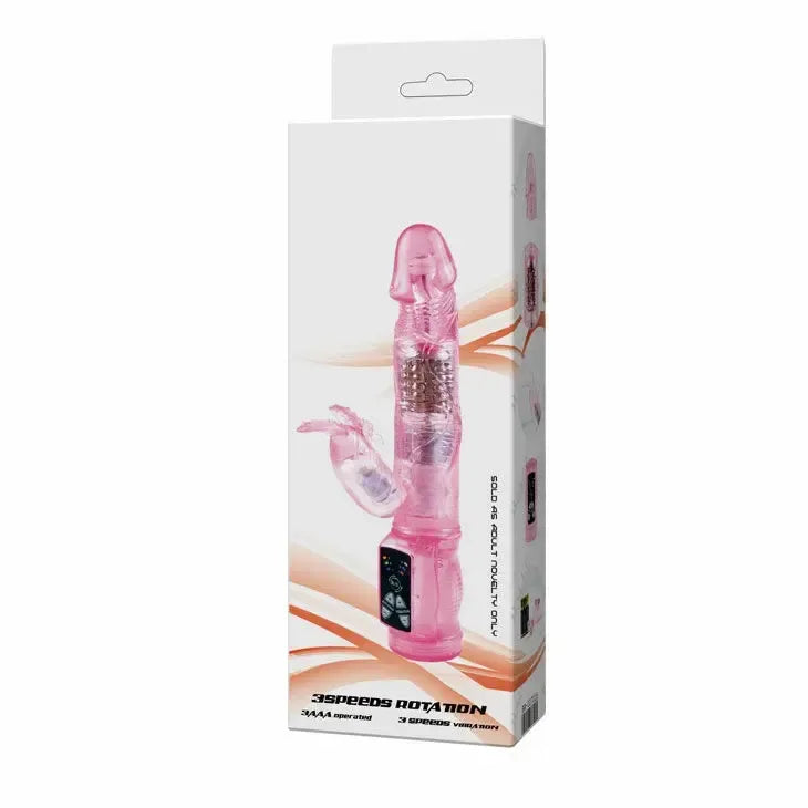 BAILE Mini Rabbit Intimate Lover Lilac – daugiafunkcis vandeniui atsparus stimuliatorius