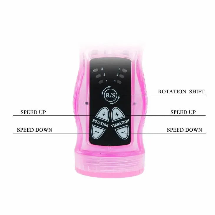BAILE Mini Rabbit Intimate Lover Lilac – daugiafunkcis vandeniui atsparus stimuliatorius