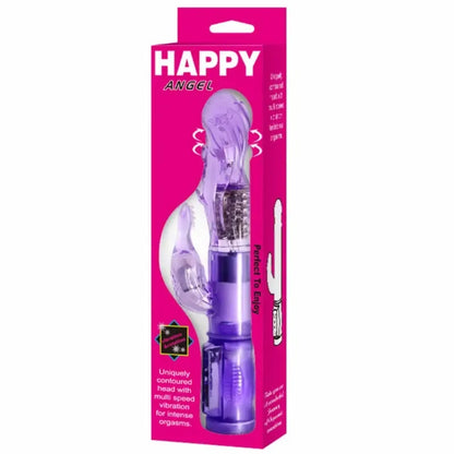 BAILE Mini Rotator Happy Angel Lilac – daugiafunkcis intymus prietaisas