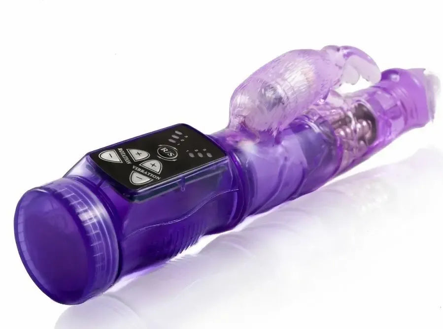BAILE Mini Rotator Happy Angel Lilac – daugiafunkcis intymus prietaisas