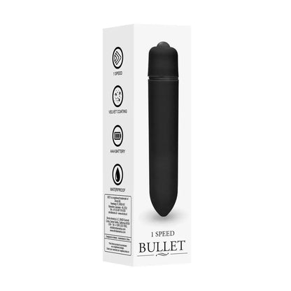 Be Good Tonight 1-Speed Bullet Intimate Massager – Kompaktiškas, juodas