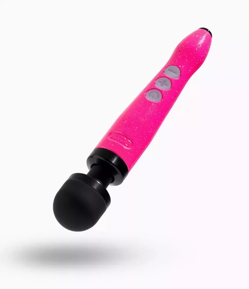 Belaidis masažo prietaisas (wand) Doxy Die Cast 3R, Hot Pink, 28 cm, įkraunamas