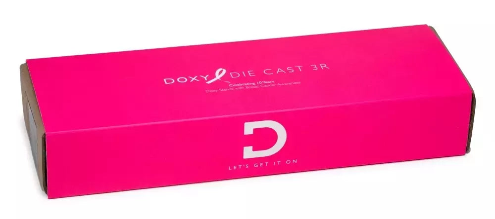 Belaidis masažo prietaisas (wand) Doxy Die Cast 3R, Hot Pink, 28 cm, įkraunamas