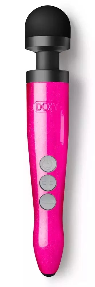 Belaidis masažo prietaisas (wand) Doxy Die Cast 3R, Hot Pink, 28 cm, įkraunamas