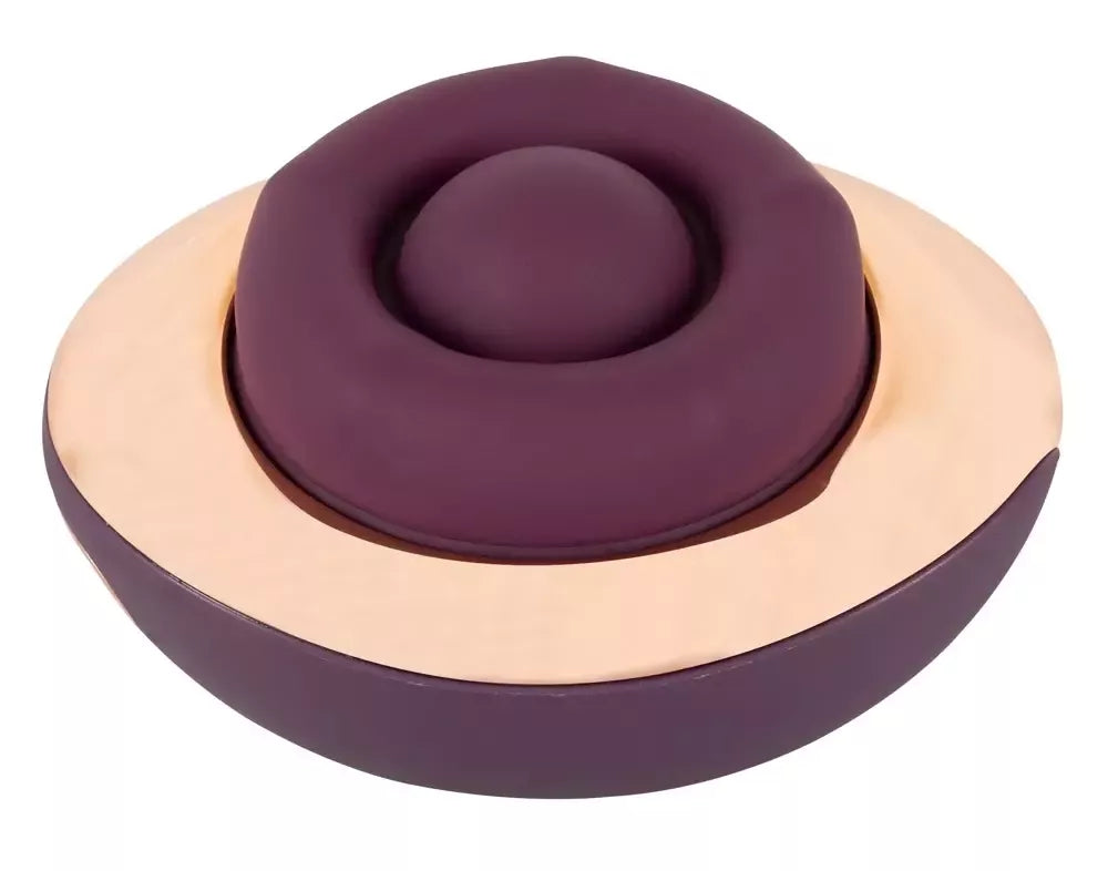 Belou Rotating Vulva Massager Premium – 2 varikliai, USB, juodas, 10 režimų