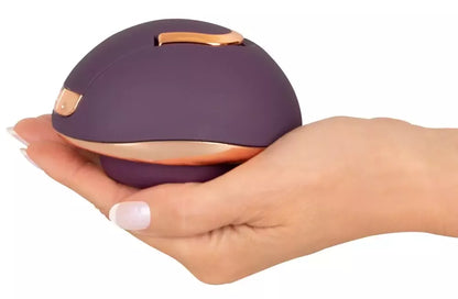 Belou Rotating Vulva Massager Premium – 2 varikliai, USB, juodas, 10 režimų