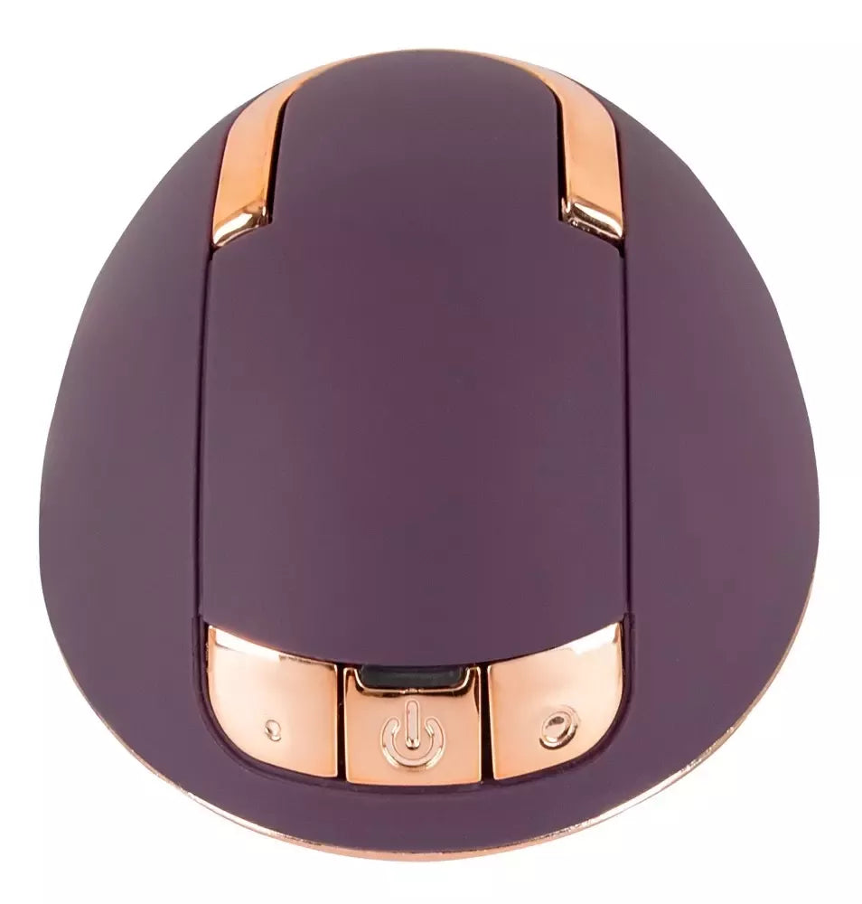 Belou Rotating Vulva Massager Premium – 2 varikliai, USB, juodas, 10 režimų