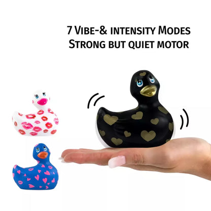 Big Teaze Toys I Rub My Duckie 2.0 Black & Gold intymusis masažuoklis