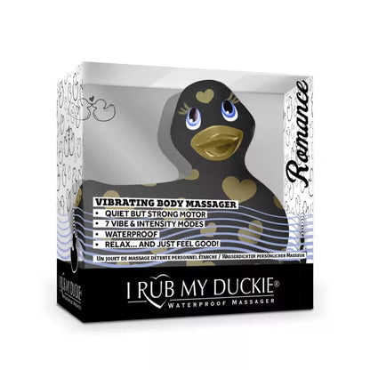 Big Teaze Toys I Rub My Duckie 2.0 Black & Gold intymusis masažuoklis