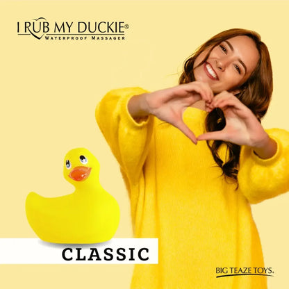 Big Teaze Toys I Rub My Duckie 2.0 Classic Yellow masažo prietaisas