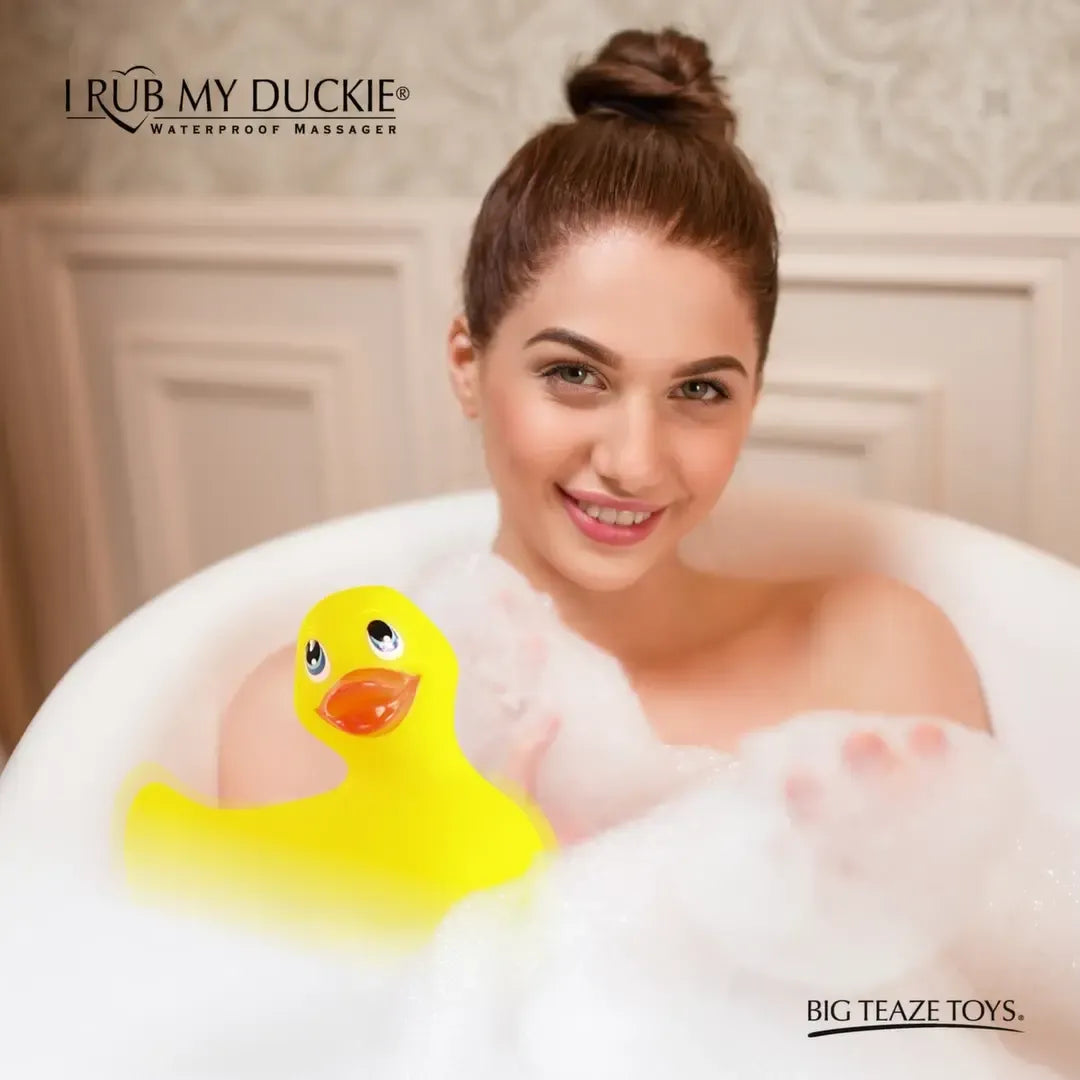 Big Teaze Toys I Rub My Duckie 2.0 Classic Yellow masažo prietaisas