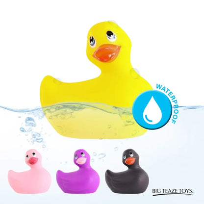 Big Teaze Toys I Rub My Duckie 2.0 Classic Yellow masažo prietaisas