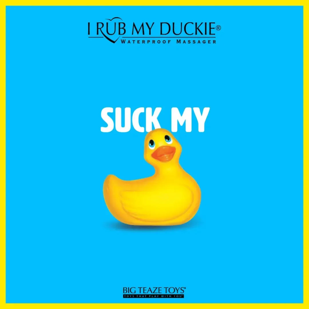 Big Teaze Toys I Rub My Duckie 2.0 Classic Yellow masažo prietaisas
