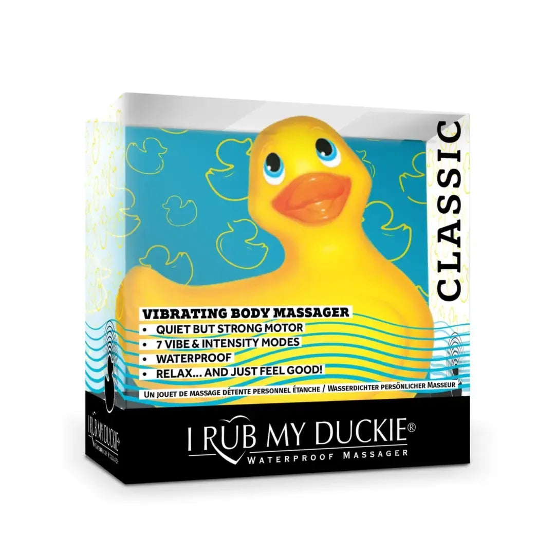 Big Teaze Toys I Rub My Duckie 2.0 Classic Yellow masažo prietaisas
