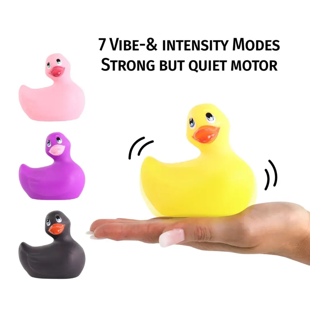 Big Teaze Toys I Rub My Duckie 2.0 Classic Yellow masažo prietaisas