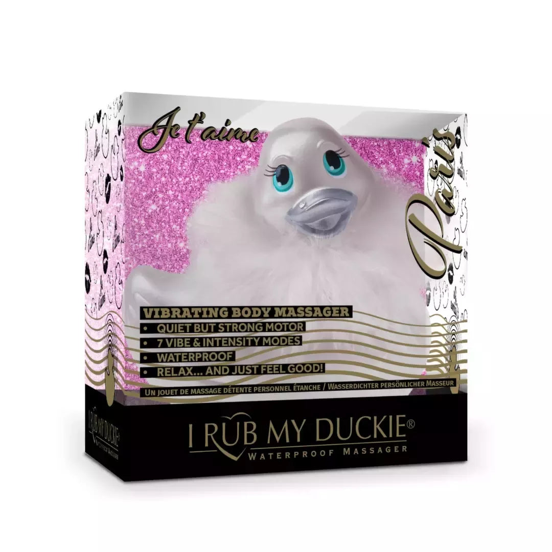 Big Teaze Toys I Rub My Duckie 2.0 Paris masažinė antelė, sidabrinė