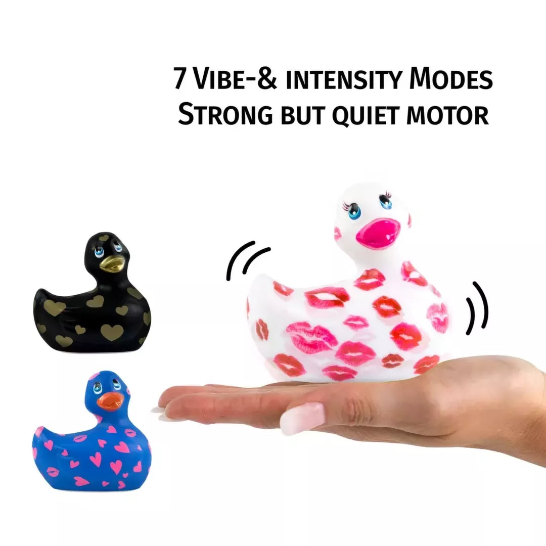 Big Teaze Toys I Rub My Duckie 2.0 Romance White-Pink kūno masažuoklis