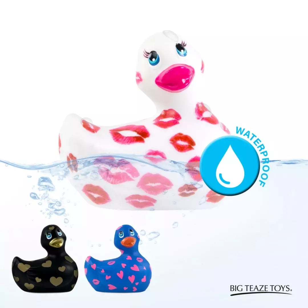 Big Teaze Toys I Rub My Duckie 2.0 Romance White-Pink kūno masažuoklis