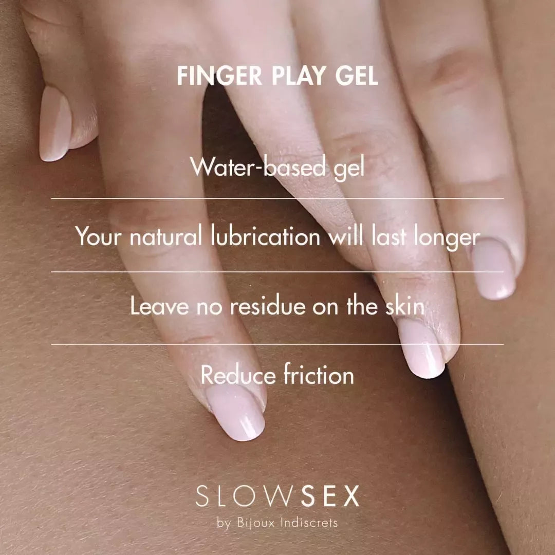 Bijoux Indiscrets Slow Sex Coconut Finger Play Gel 30ml – drėkinamoji formulė