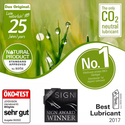 BIOglide Natural Lubricant 150ml – veganiškas, ekologiškas, bekvapis lubrikantas