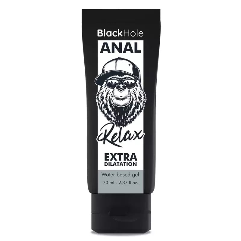 Black Hole Anal Relax vandens pagrindu sukurtas gelis 70 ml – švelni plečiamoji formulė